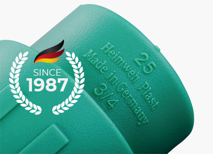 Since 1987 badge on pipe